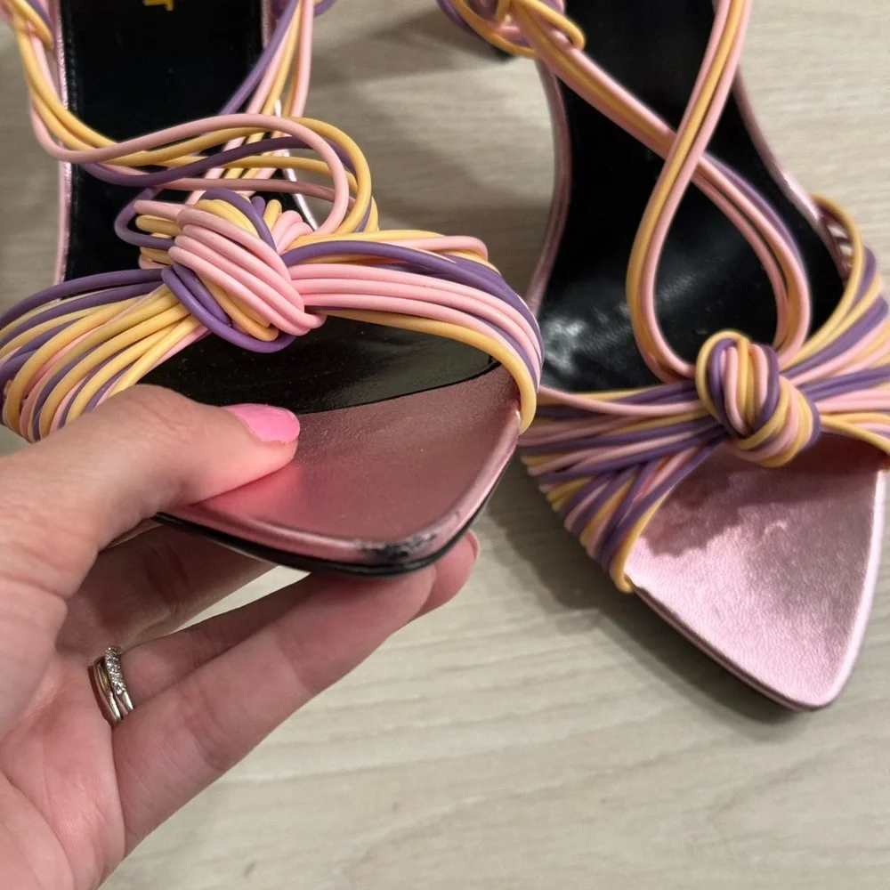 Saint Laurent Strappy Heels - Picture 9 of 10